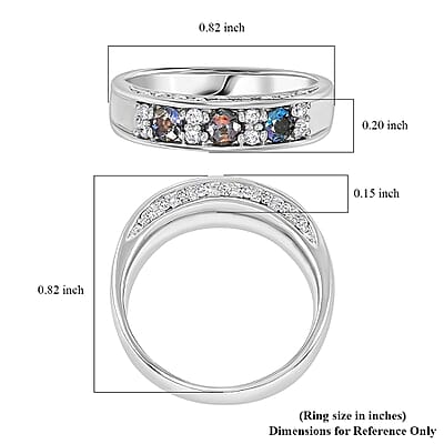 Chairman Vault Collection Certified & Appraised 900 Platinum AAAA Narsipatnam Alexandrite, Diamond (E-F, VS) (0.28 cts) Ring (Size 10.0) (9.30 g) 0.74 ctw