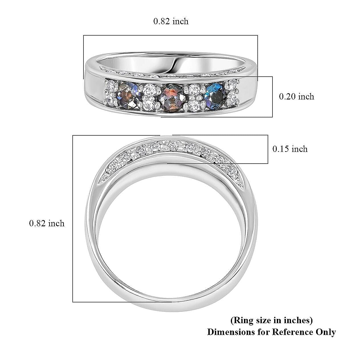 Chairman Vault Collection Certified & Appraised AAAA Brazilian Alexandrite and E-F VS Diamond 0.74 ctw Ring in 900 Platinum (Size 6.0) 9.30 Grams image number 4