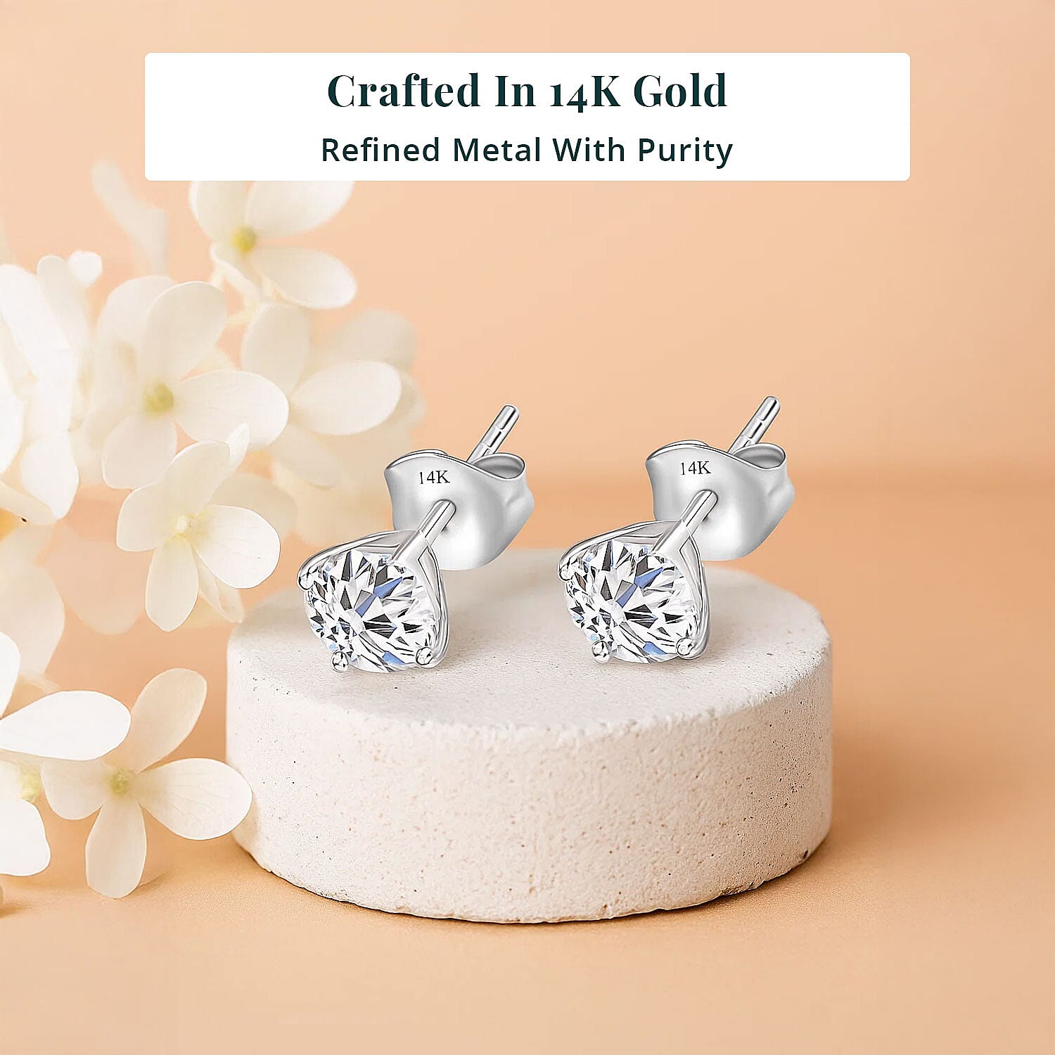 14K White Gold - Product card gallery slide 3 (10146027995419)