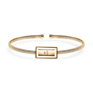 Luxoro Bar Bangle Bracelet in 10K Yellow Gold (7.25 In) 3.38 Grams