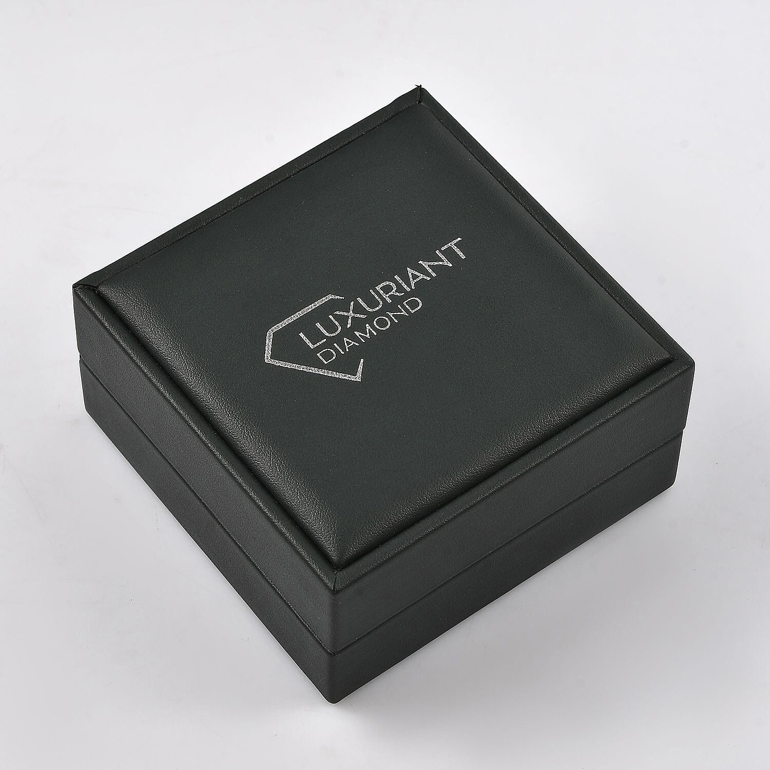 Luxuriant Lab Grown Diamond 0.49 ctw Ring in Platinum Over Sterling Silver (Size 11.5)
