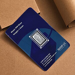 Doorbuster 999.9 Fine Silver Leaf in Hand Bar 1 Grams 