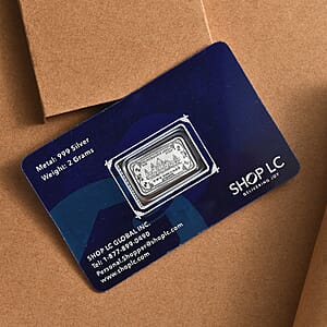 999.9 Fine Silver Currency Bar 2 Grams
