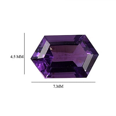 African Amethyst Set of 2 (Fancy 7x4.5 mm) 1.11 ctw Loose Gemstone