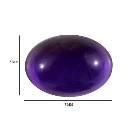 AA African Amethyst Set of 2 (Ovl 7x5 mm) 1.38 ctw Loose Gemstone