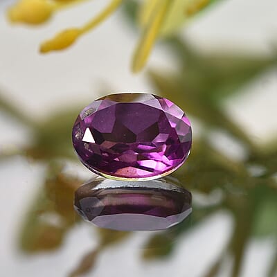 African Lilac Triplet Quartz (Ovl 8x6 mm) 1.42 ctw Loose Gemstone