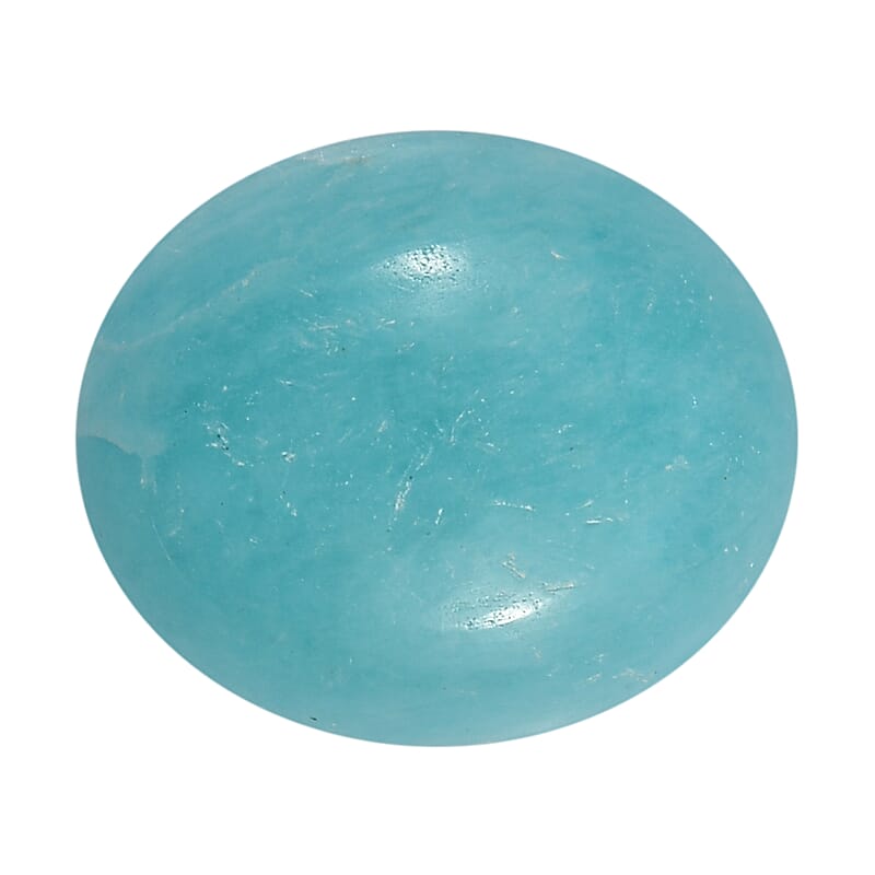 Amazonite (Ovl 12x10 mm) 4.29 ctw Loose Gemstone