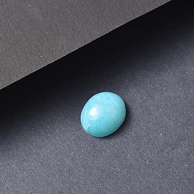 Amazonite (Ovl 12x10 mm) 4.29 ctw Loose Gemstone
