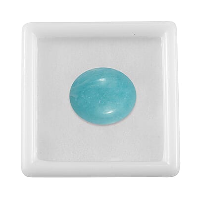 Amazonite (Ovl 12x10 mm) 4.29 ctw Loose Gemstone