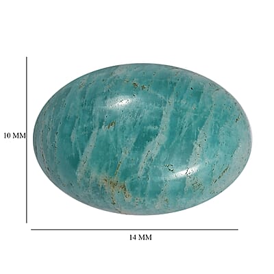 Amazonite (Ovl 14x10 mm) 6.10 ctw Loose Gemstone