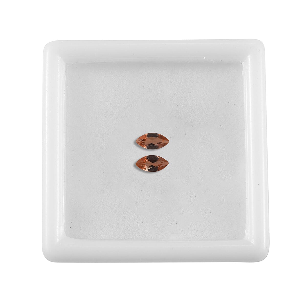Jenipapo Andalusite Set of 2 (Mrq 5x2.5 mm) 0.24 ctw Loose Gemstone