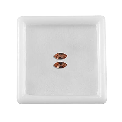 Jenipapo Andalusite Set of 2 (Mrq 5x2.5 mm) 0.24 ctw Loose Gemstone