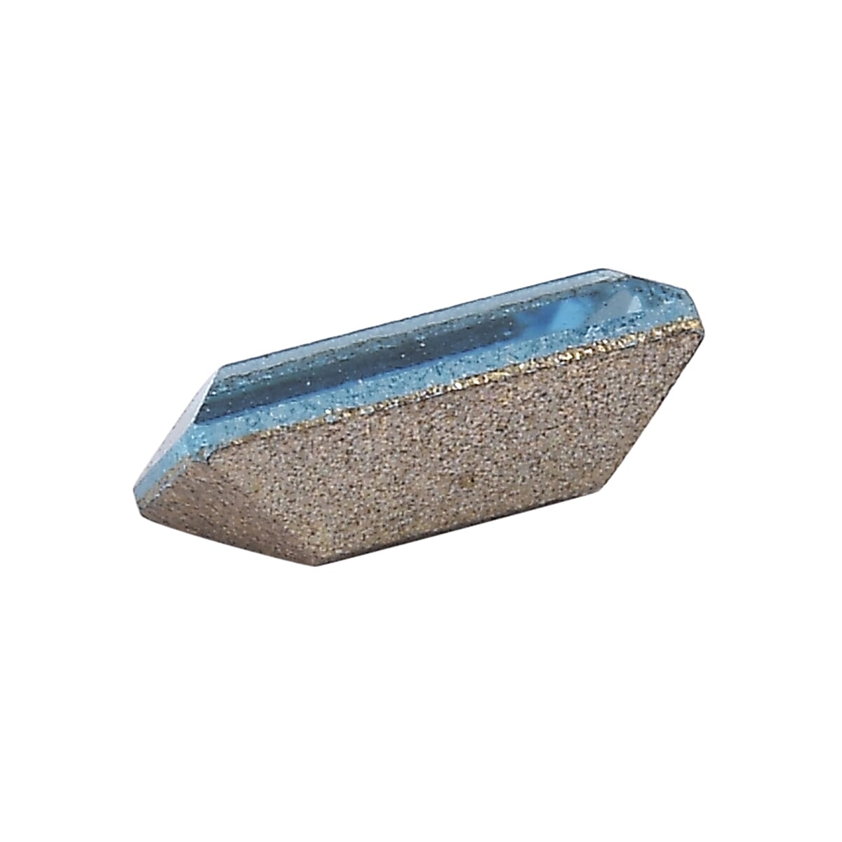 Aquamarine Color Crystal by Swarovski (Bgt 5x2.5 mm) 0.34 ctw Loose Gemstone