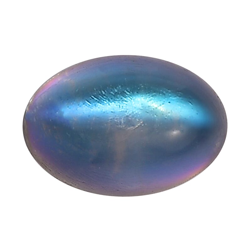 Aurora Moonstone (Ovl 6x4 mm) 0.47 ctw Loose Gemstone