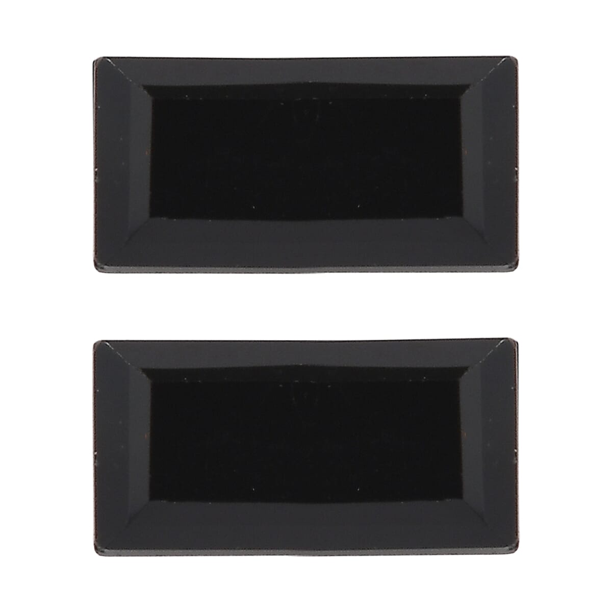 Thai Black Spinel Set of 2 (Bgt 6x3 mm) 0.93 ctw Loose Gemstone
