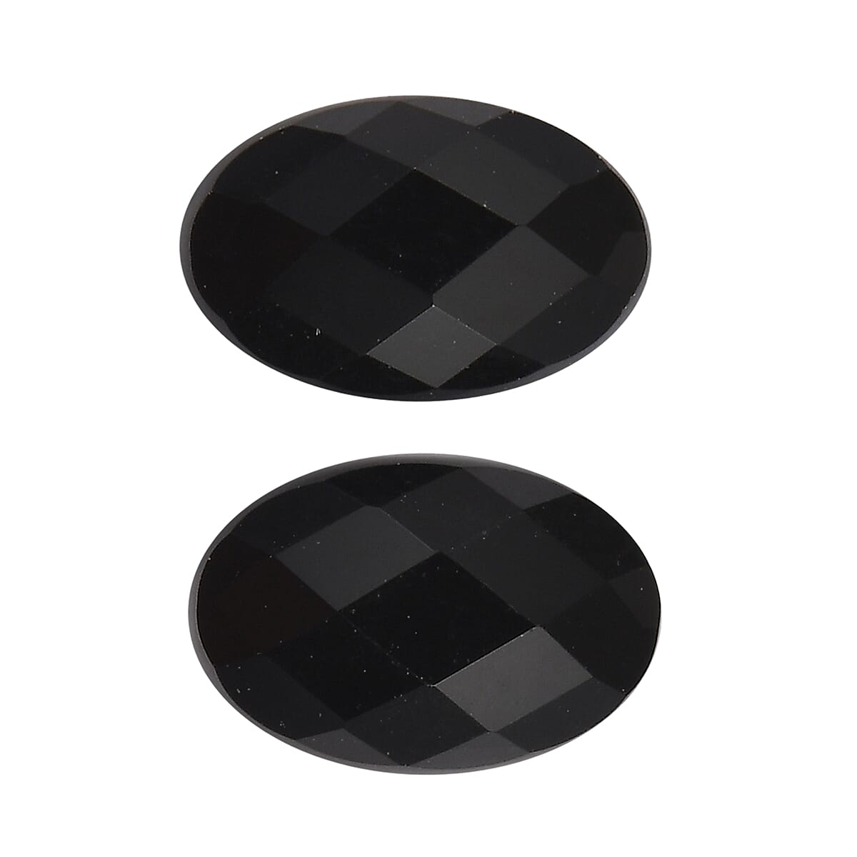 Thai Black Spinel Set of 2 (Ovl 6x4 mm) 0.68 ctw Loose Gemstone