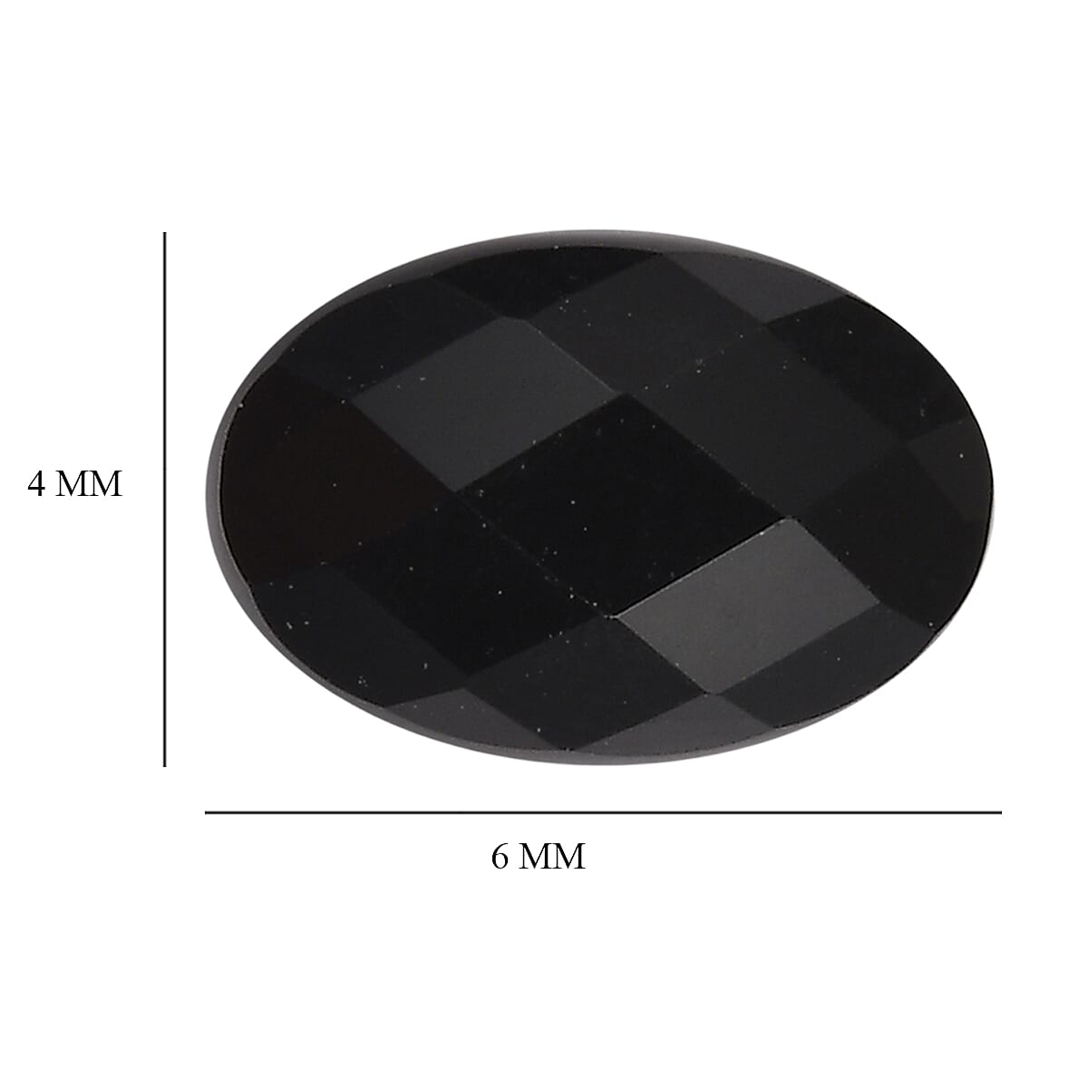 Thai Black Spinel Set of 2 (Ovl 6x4 mm) 0.68 ctw Loose Gemstone