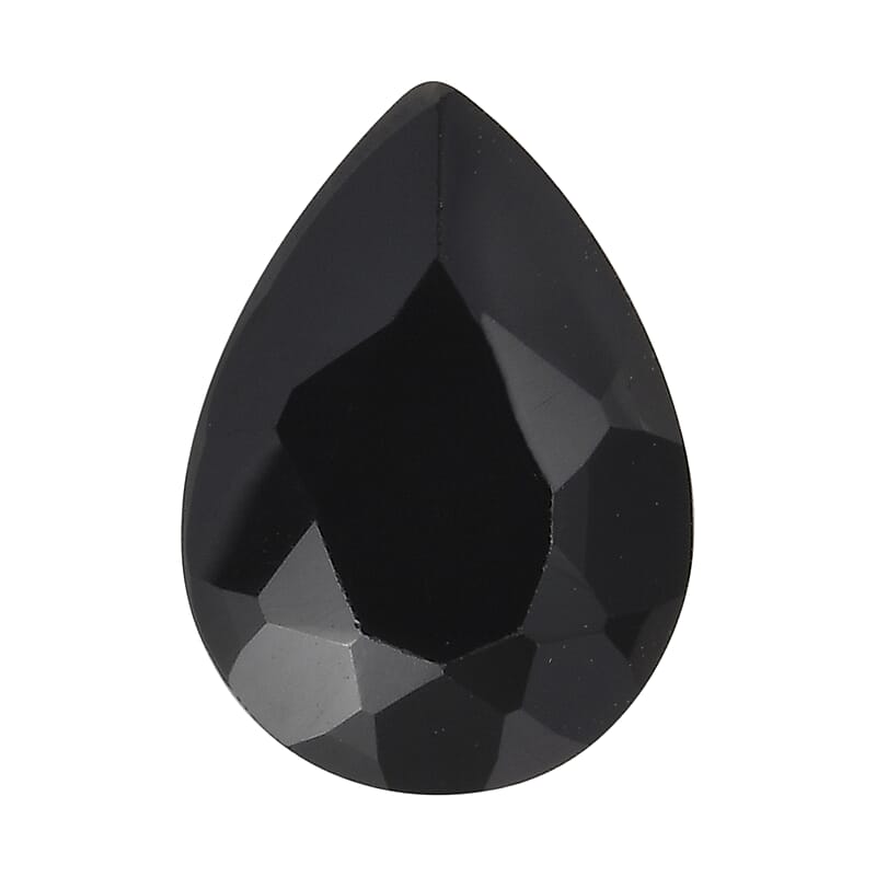 Thai Black Spinel (Pear 10x7 mm) 1.82 ctw Loose Gemstone
