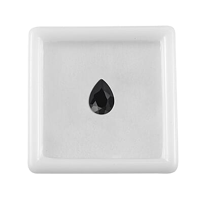 Thai Black Spinel (Pear 10x7 mm) 1.82 ctw Loose Gemstone