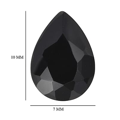 Thai Black Spinel (Pear 10x7 mm) 1.82 ctw Loose Gemstone