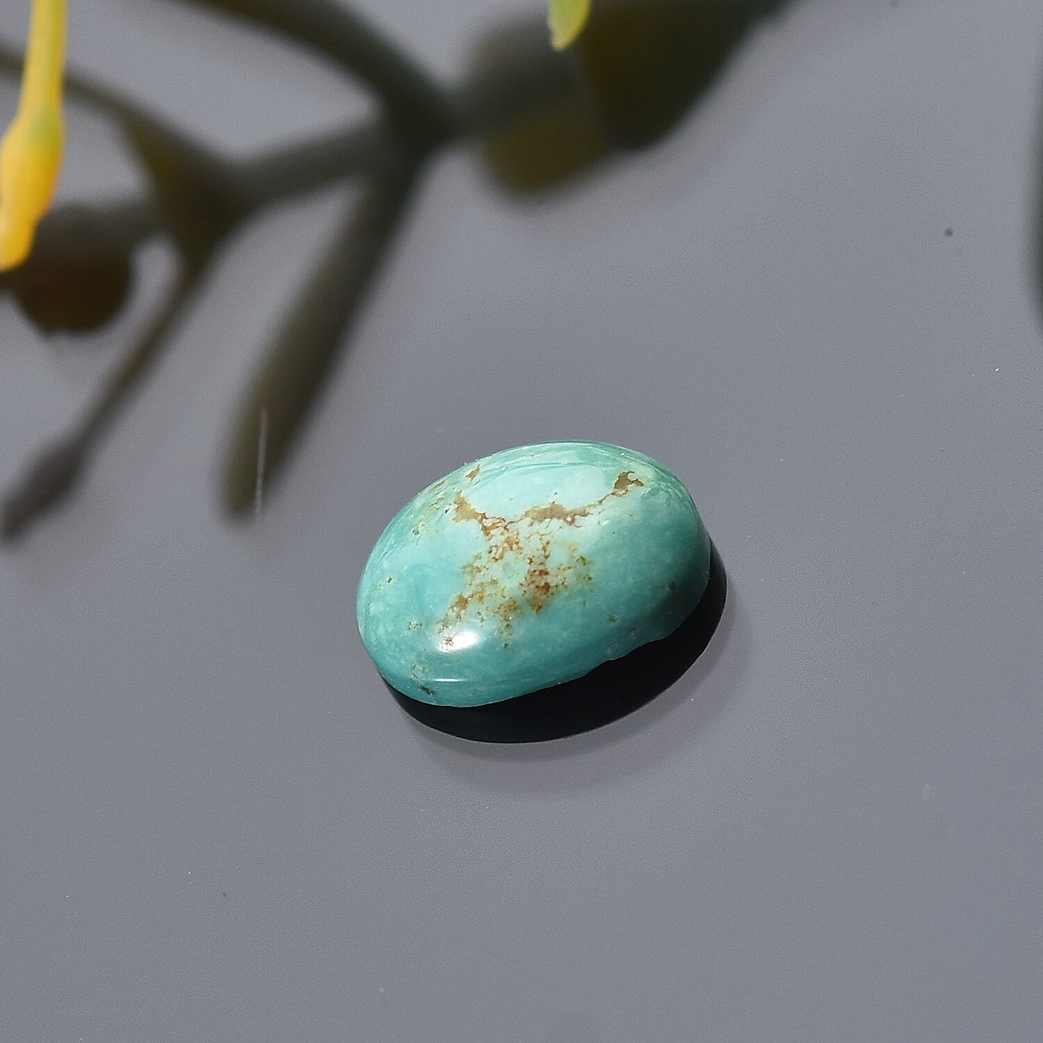 Blue Moon Turquoise (Ovl 7x5 mm) 0.59 ctw Loose Gemstone