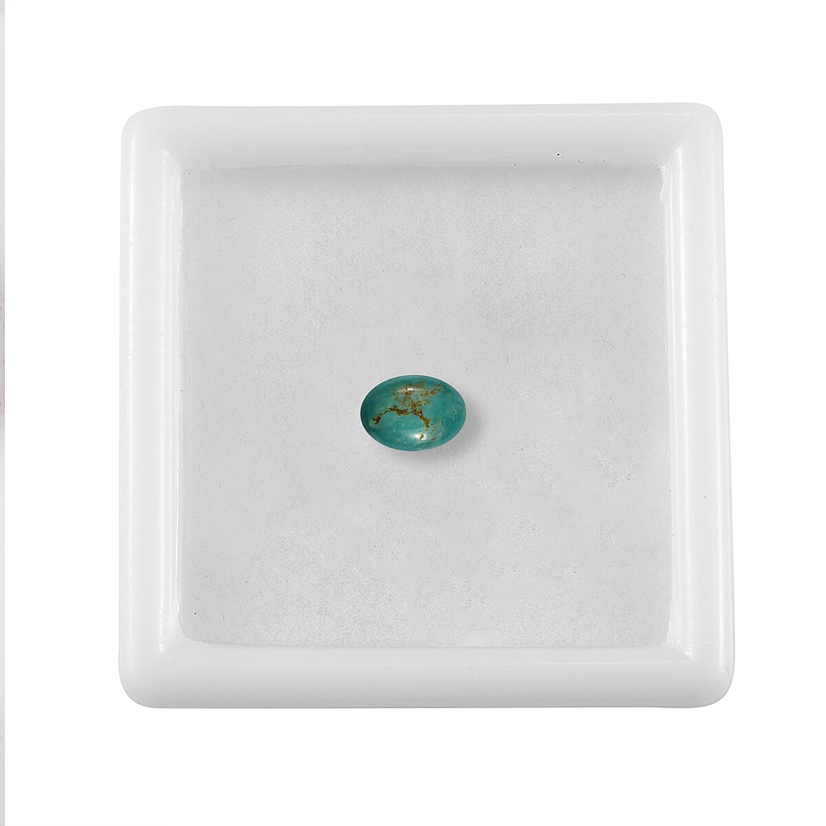 Blue Moon Turquoise (Ovl 7x5 mm) 0.59 ctw Loose Gemstone