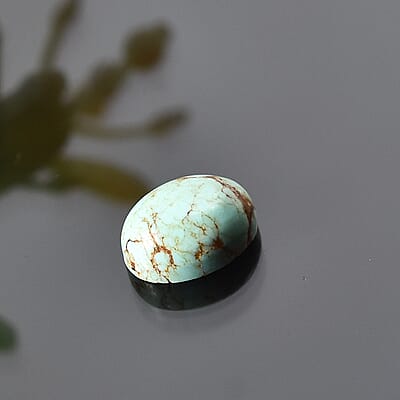 Blue Moon Turquoise (Ovl 8x6 mm) 1.00 ctw Loose Gemstone