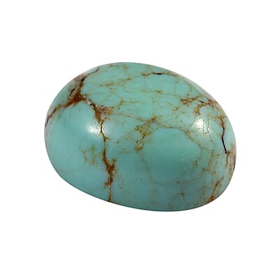 Blue Moon Turquoise (Ovl 8x6 mm) 1.00 ctw Loose Gemstone