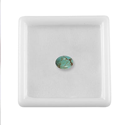 Blue Moon Turquoise (Ovl 8x6 mm) 1.00 ctw Loose Gemstone