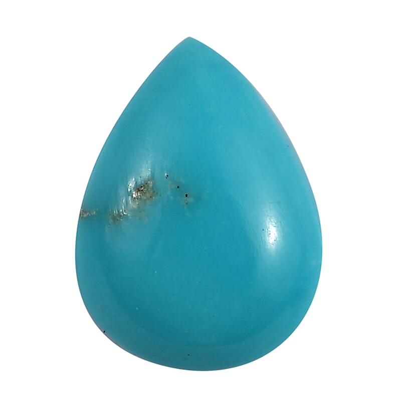 Blue Ridge Turquoise (Pear 8x6 mm) 0.94 ctw Loose Gemstone