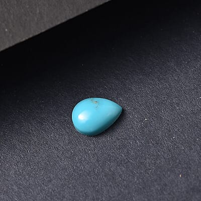 Blue Ridge Turquoise (Pear 8x6 mm) 0.94 ctw Loose Gemstone