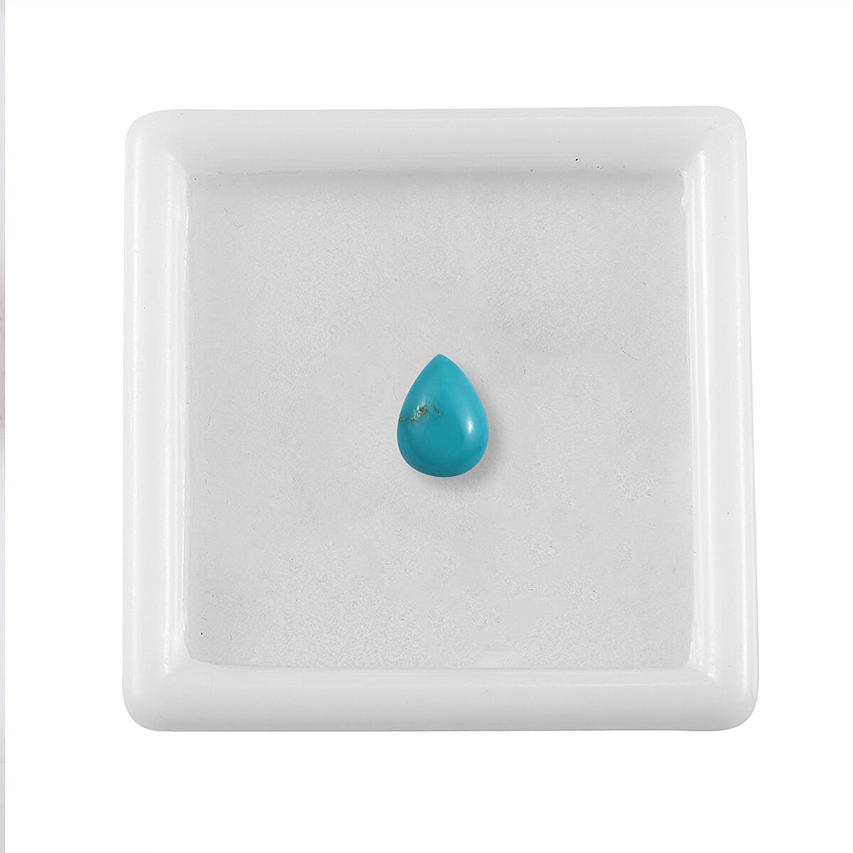 Blue Ridge Turquoise (Pear 8x6 mm) 0.94 ctw Loose Gemstone