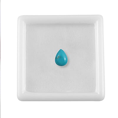Blue Ridge Turquoise (Pear 8x6 mm) 0.94 ctw Loose Gemstone