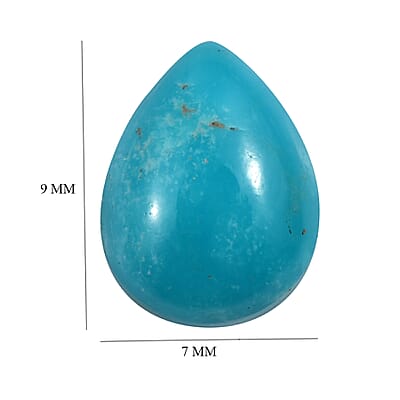 Blue Ridge Turquoise (Pear 9x7 mm) 1.65 ctw Loose Gemstone