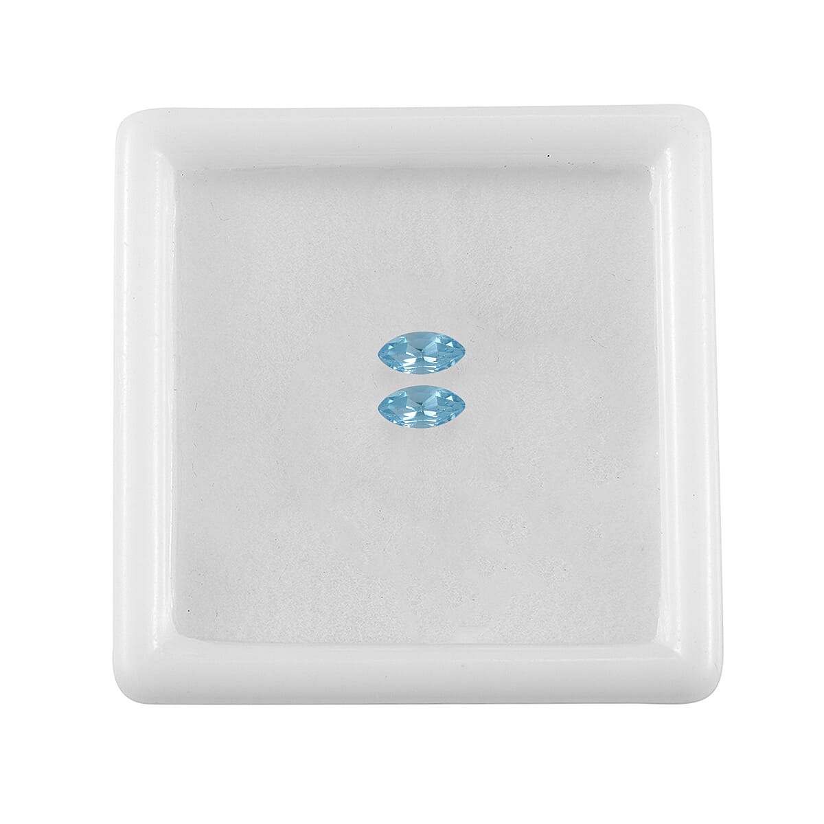 Blue Topaz Set of 2 (Mrq 6x3 mm) 0.46 ctw Loose Gemstone