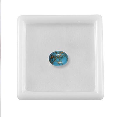 Mojave Blue Turquoise (Ovl 9x7 mm) 1.64 ctw Loose Gemstone