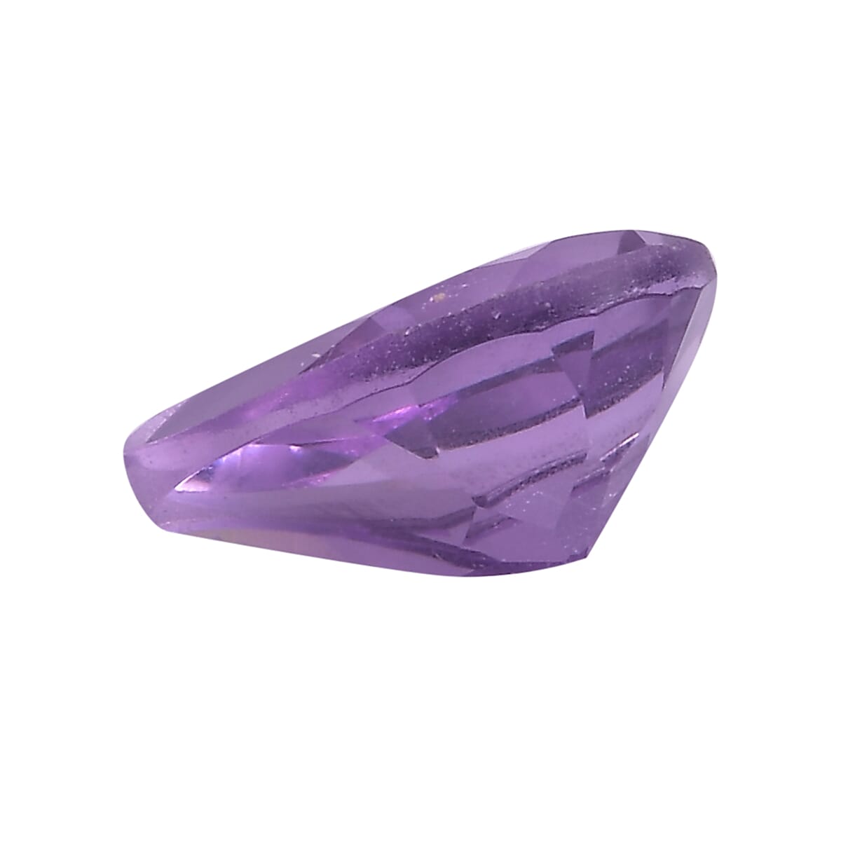 Bolivian Amethyst Set of 2 (Pear 7x5 mm) 1.19 ctw Loose Gemstone image number 2