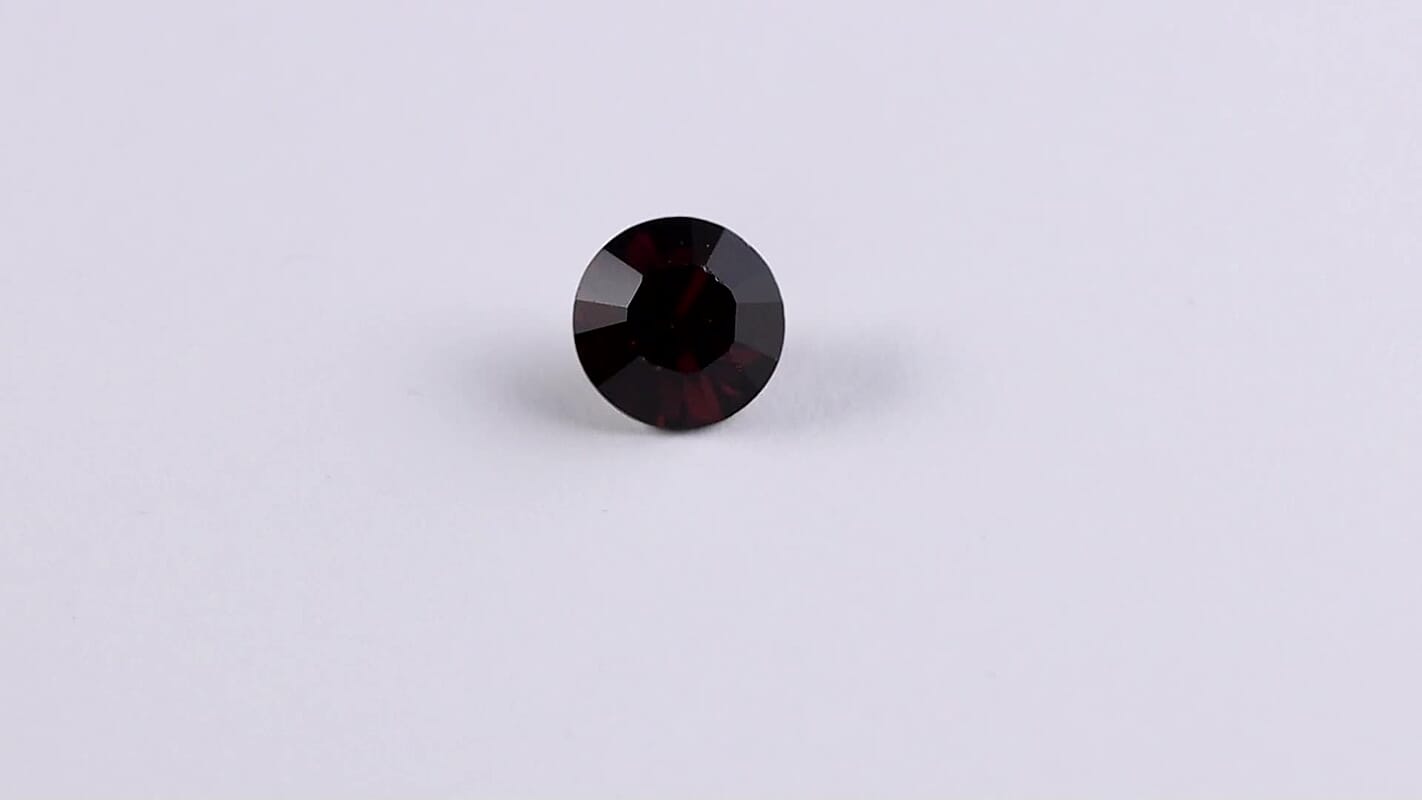 Burgundy Crystal by Swarovski (Rnd 7.25 mm) 1.24 ctw Loose Gemstone
