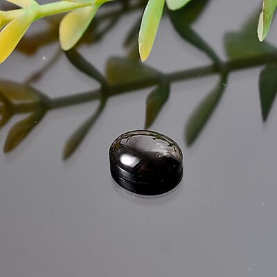 California Black Jade (Ovl 9x7 mm) 1.98 ctw Loose Gemstone