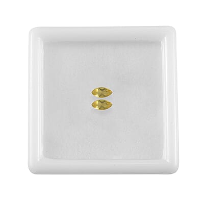 Canary Opal Set of 2 (Mrq 5x2.5 mm) 0.19 ctw Loose Gemstone