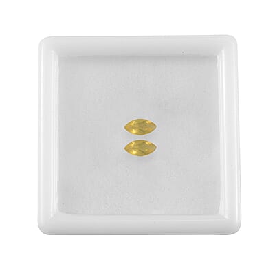 Canary Opal Set of 2 (Mrq 6x3 mm) 0.26 ctw Loose Gemstone