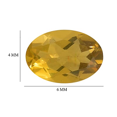 Canary Opal (Ovl 6x4 mm) 0.27 ctw Loose Gemstone