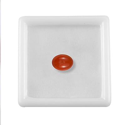 Carnelian (Ovl 9x7 mm) 1.82 ctw Loose Gemstone