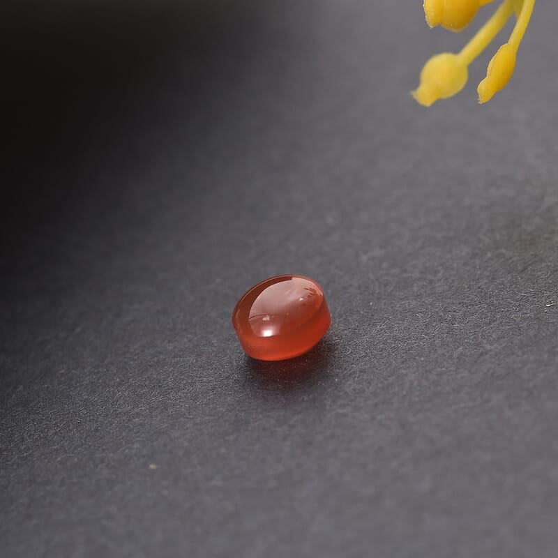 Carnelian (Rnd 5 mm) 0.69 ctw Loose Gemstone