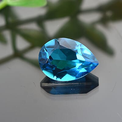 Caribeabn Quartz (Pear 14x10 mm) 4.76 ctw Loose Gemstone