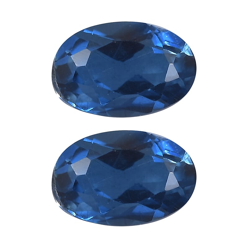 Ceylon Color Quartz (Ovl 6x4 mm) 0.82 ctw Loose Gemstone