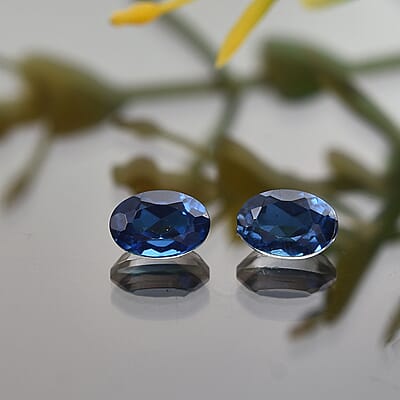 Ceylon Color Quartz (Ovl 6x4 mm) 0.82 ctw Loose Gemstone