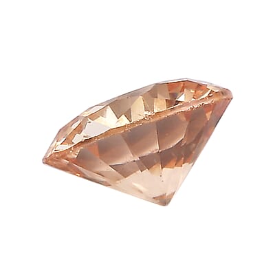 Simulated Champagne Diamond Set of 2 (Rnd 5 mm) Loose Gemstone 1.52 ctw Loose Gemstone