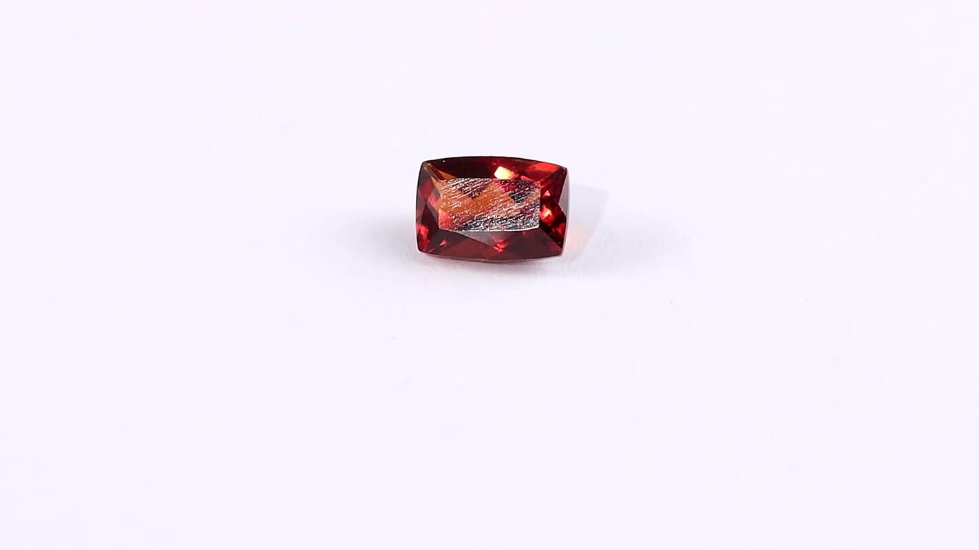 Brazilian Cherry Citrine (Cush 6x4 mm) 0.45 ctw Loose Gemstone