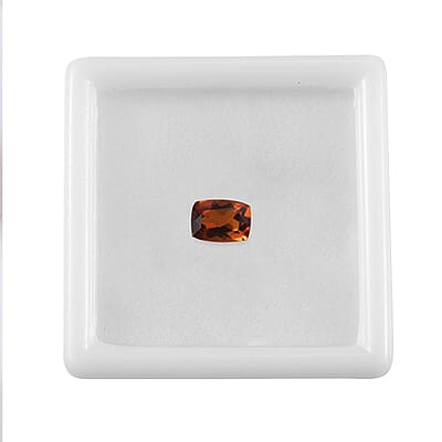 Brazilian Cherry Citrine (Cush 7x5 mm) 0.80 ctw Loose Gemstone